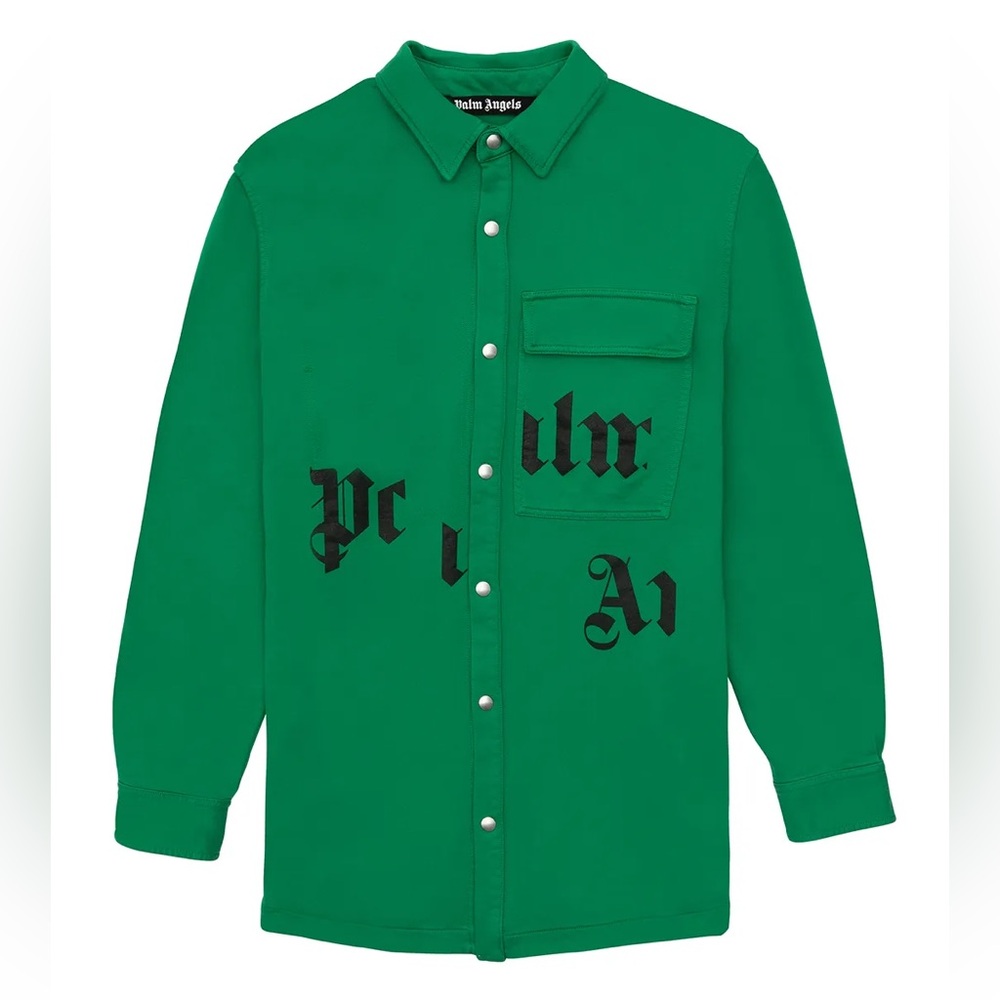 Palm Angels NBA 2K21 Track Shirt Button up Sweatshirt